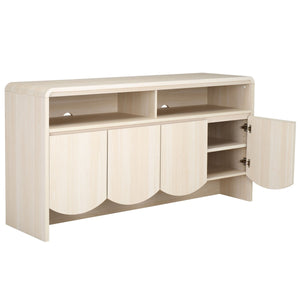 Safavieh Narine 4 Door 2 Shelf Sideboard/Media Stand White MED9620C-2BX