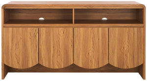 Safavieh Narine 4 Door 2 Shelf Sideboard/Media Stand Oak MED9620D-2BX