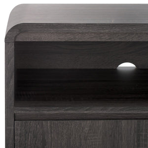 Safavieh Narine 4 Door 2 Shelf Sideboard/Media Stand Distressed Black MED9620E-2BX