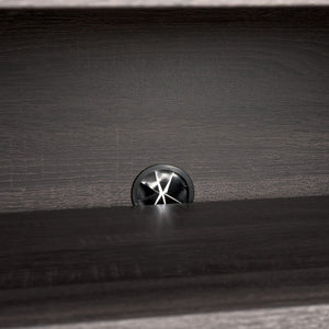 Safavieh Narine 4 Door 2 Shelf Sideboard/Media Stand Distressed Black MED9620E-2BX