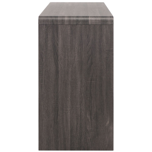 Safavieh Narine 4 Door 2 Shelf Sideboard/Media Stand Distressed Black MED9620E-2BX