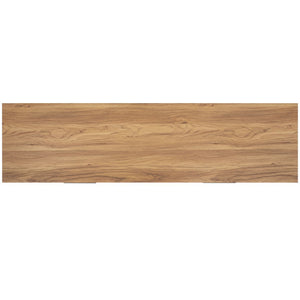 Safavieh Lylia 2 Drawer 2 Shelf Media Stand Oak / Black Legs / Black Handle MED9622D