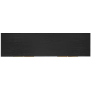 Safavieh Lylia 4 Door Media Stand Black / Black Legs / Gold Handle MED9623B