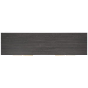 Safavieh Lylia 4 Door Media Stand Distressed Black / Gold  Legs / Gold Handle MED9623E