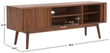 Safavieh Aphra 2 Door 2 Shelf Media Stand Walnut MED9624A