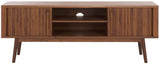 Safavieh Aphra 2 Door 2 Shelf Media Stand Walnut MED9624A