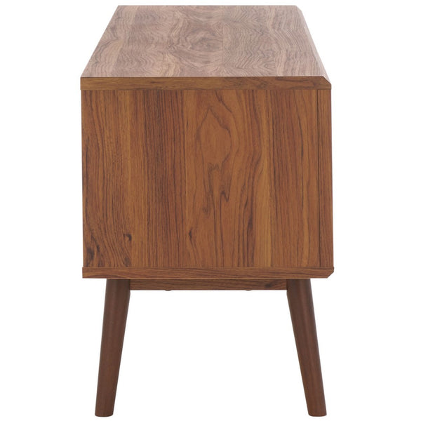 Safavieh Aphra 2 Door 2 Shelf Media Stand Walnut MED9624A