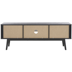 Safavieh Aphra 2 Door 2 Shelf Media Stand Black MED9624B