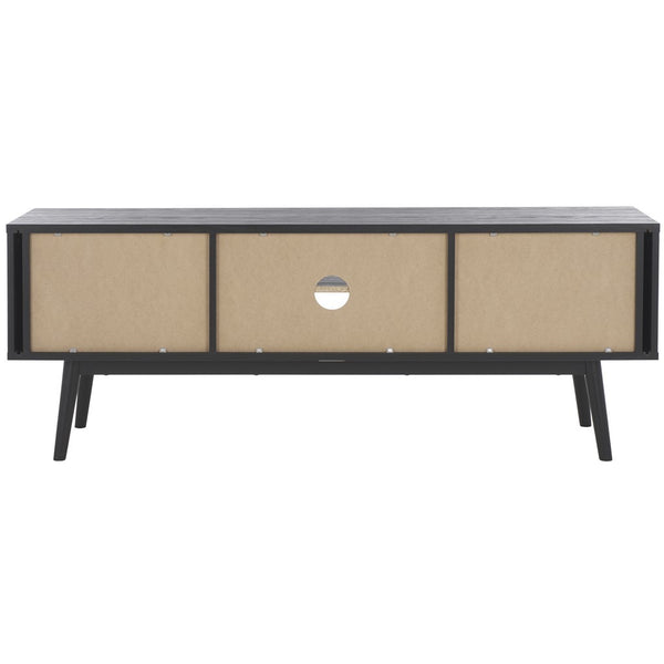 Safavieh Aphra 2 Door 2 Shelf Media Stand Black MED9624B