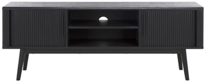 Safavieh Aphra 2 Door 2 Shelf Media Stand Black MED9624B