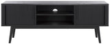 Safavieh Aphra 2 Door 2 Shelf Media Stand Black MED9624B