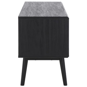 Safavieh Aphra 2 Door 2 Shelf Media Stand Black MED9624B