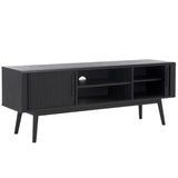 Safavieh Aphra 2 Door 2 Shelf Media Stand Black MED9624B