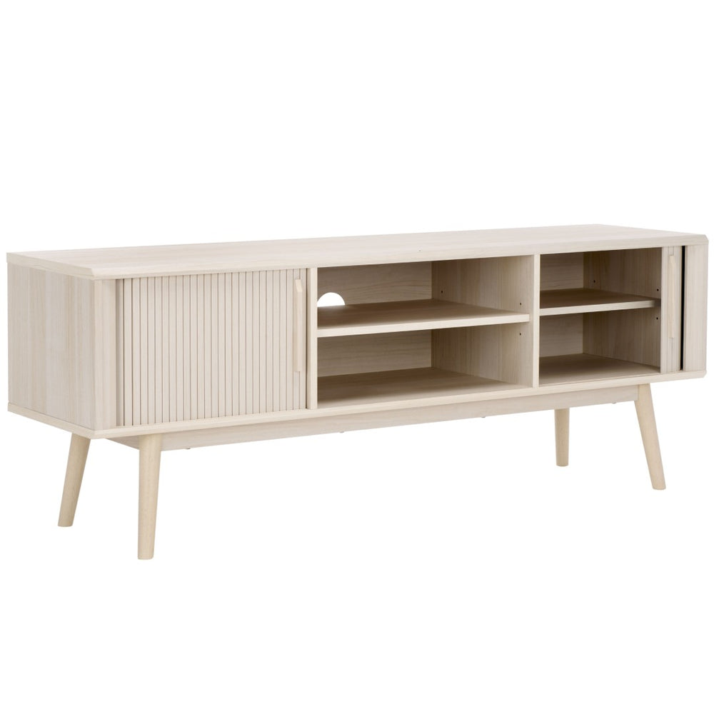 Safavieh Aphra Mid-Century Modern 2-Door Media Stand With Adjustable Shelves & Cable Management For Tvs MED9624C