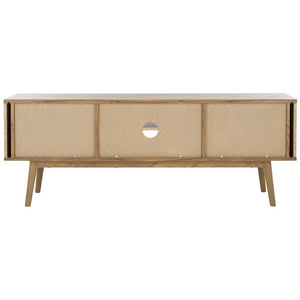 Safavieh Aphra 2 Door 2 Shelf Media Stand Oak MED9624D