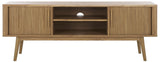 Safavieh Aphra 2 Door 2 Shelf Media Stand Oak MED9624D