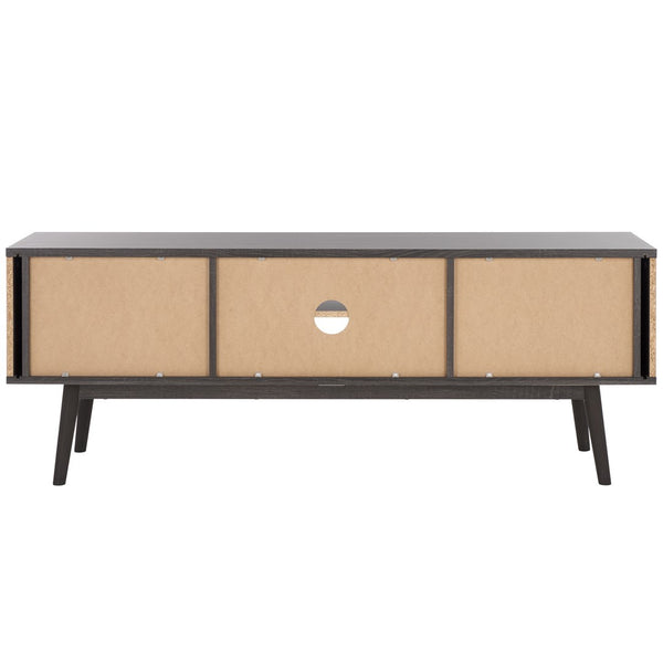 Safavieh Aphra 2 Door 2 Shelf Media Stand Distressed Black MED9624E