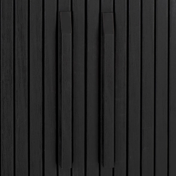 Safavieh Aphra 2 Door 3 Drawer Media Stand Black  MED9625B-2BX