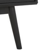 Safavieh Aphra 2 Door 3 Drawer Media Stand Black  MED9625B-2BX