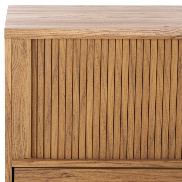 Safavieh Aphra 2 Door 3 Drawer Media Stand Oak MED9625D-2BX