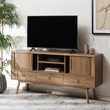 Safavieh Aphra 2 Door 3 Drawer Media Stand Oak MED9625D-2BX