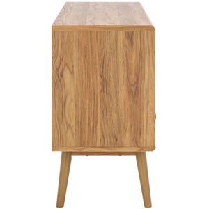 Safavieh Aphra 2 Door 3 Drawer Media Stand Oak MED9625D-2BX