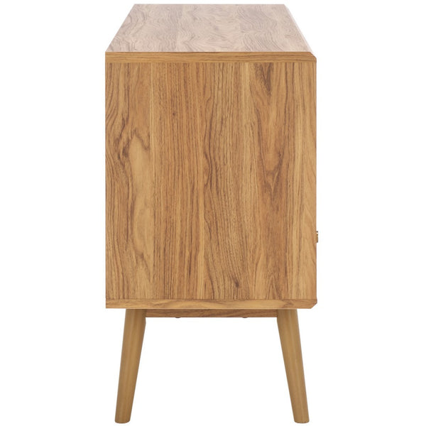 Safavieh Aphra 2 Door 3 Drawer Media Stand Oak MED9625D-2BX