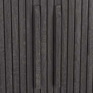 Safavieh Aphra 2 Door 3 Drawer Media Stand Distressed Black  MED9625E-2BX