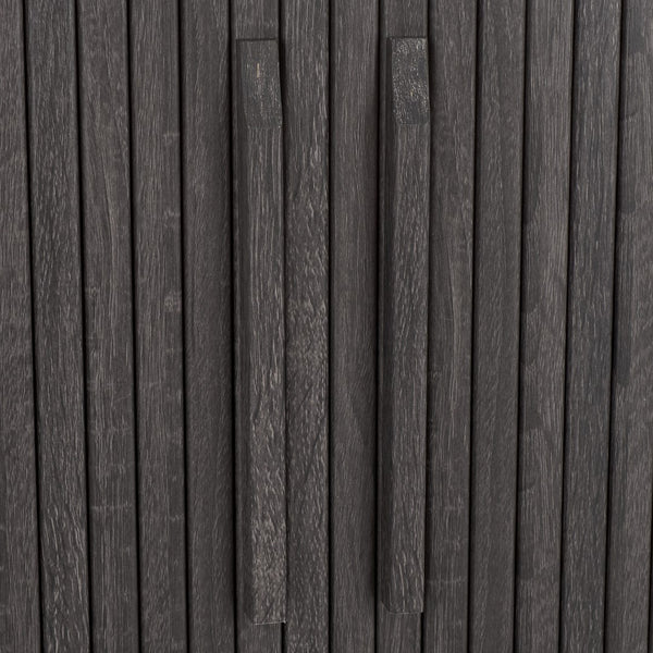 Safavieh Aphra 2 Door 3 Drawer Media Stand Distressed Black  MED9625E-2BX