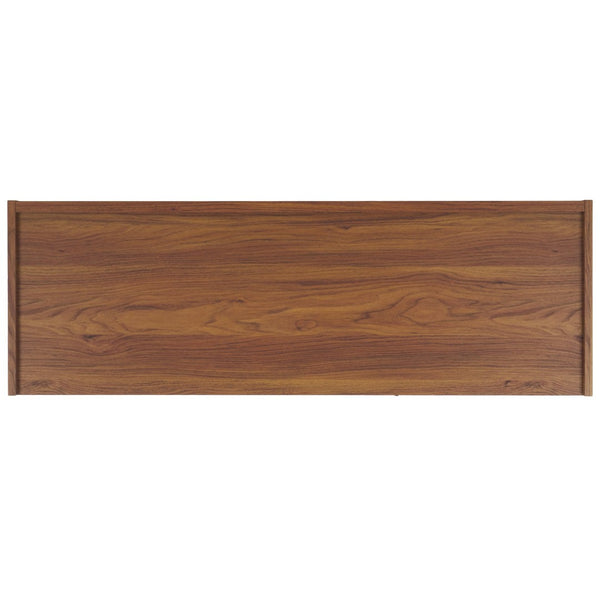 Safavieh Javante Tambour Door Media Stand - Stylish Storage Solution With Sleek Design For Modern Living Rooms Walnut MED9627A