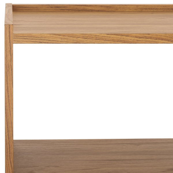 Safavieh Javante Tambour Door Media Stand - Stylish Storage Solution With Sleek Design For Modern Living Rooms Oak MED9627B