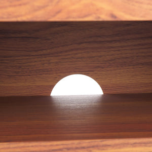 Safavieh Cielle 2 Door Media Stand Walnut / Natural 59.7" x 15.4" x 21"