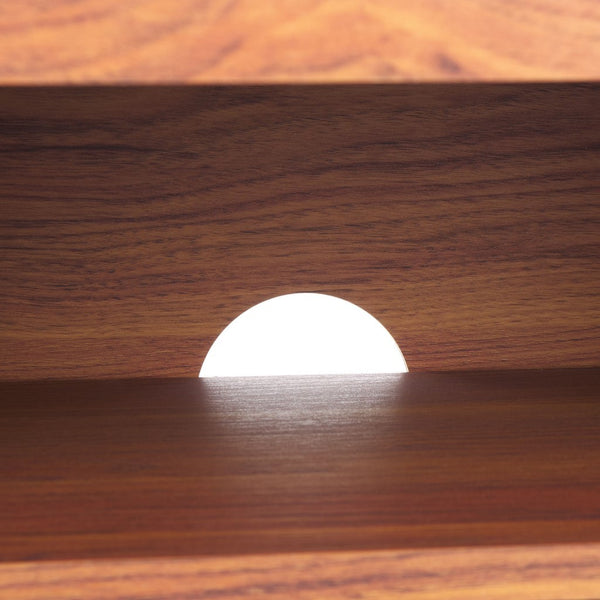 Safavieh Cielle 2 Door Media Stand Walnut / Natural 59.7" x 15.4" x 21"