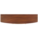 Safavieh Cielle 2 Door Media Stand Walnut / Natural 59.7" x 15.4" x 21"