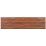 Safavieh Evane 2 Door Media Stand Walnut / Natural 59.1" x 15.6" x 21.7"