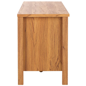Safavieh Evane 2 Door Media Stand Oak / Natural 59.1" x 15.6" x 21.7"