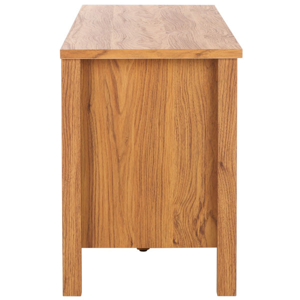 Safavieh Evane 2 Door Media Stand Oak / Natural 59.1" x 15.6" x 21.7"