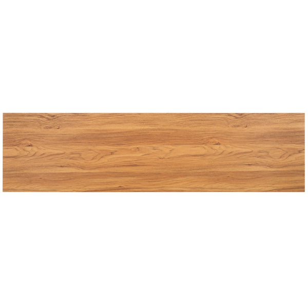 Safavieh Evane Streamlined Media Stand With Rattan Accents – Stylish Storage For Modern Living Spaces Oak / Natural MED9629D