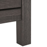 Safavieh Evane 2 Door Media Stand Distressed Black / Natural 59.1" x 15.6" x 21.7"