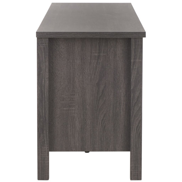 Safavieh Evane 2 Door Media Stand Distressed Black / Natural 59.1" x 15.6" x 21.7"