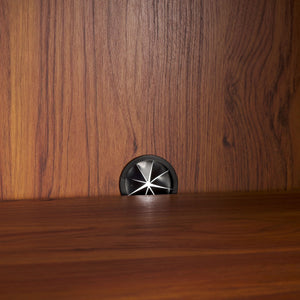 Safavieh Piran 2 Door 3 Drawer Sideboard/Media  Walnut / Gold 55.2" x 18.6" x 31.7"