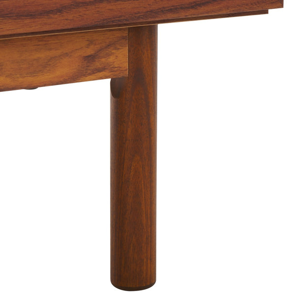 Safavieh Piran 2 Door 3 Drawer Sideboard/Media  Walnut / Gold 55.2" x 18.6" x 31.7"