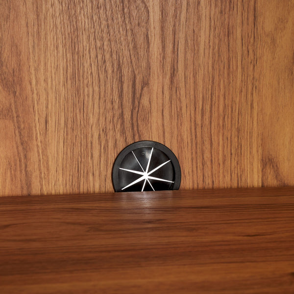 Safavieh Piran 2 Door 3 Drawer Sideboard/Media  Oak / Gold 55.2" x 18.6" x 31.7"