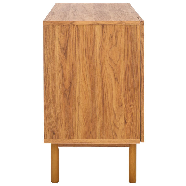 Safavieh Piran 2 Door 3 Drawer Sideboard/Media  Oak / Gold 55.2" x 18.6" x 31.7"