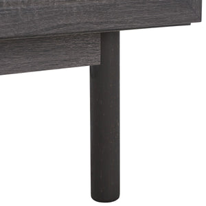 Safavieh Piran 2 Door 3 Drawer Sideboard/Media  Distressed Black / Gold 55.2" x 18.6" x 31.7"