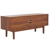 Safavieh Aricia Small 2 Door Media Stand Walnut 46.9" x 15.4" x 19.9"