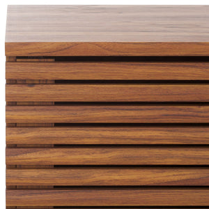 Safavieh Aricia Small 2 Door Media Stand Walnut 46.9" x 15.4" x 19.9"