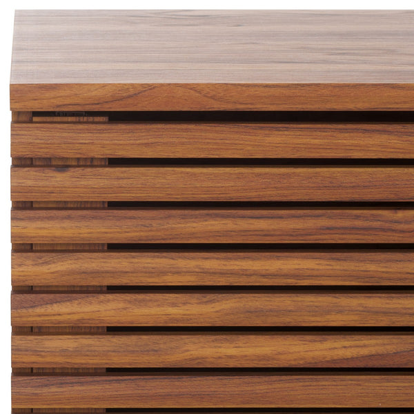 Safavieh Aricia Small 2 Door Media Stand Walnut 46.9" x 15.4" x 19.9"