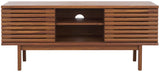 Safavieh Aricia Small 2 Door Media Stand Walnut 46.9" x 15.4" x 19.9"