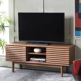 Safavieh Aricia Small 2 Door Media Stand Walnut 46.9" x 15.4" x 19.9"